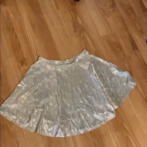 Silver Skater Skirt